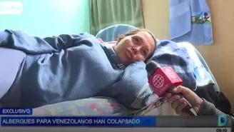Albergues para venezolanos han colapsado 
