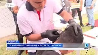 Internos del penal de Lurigancho participan en concurso de barberos