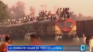 La odisea de viajar en tren en la India
