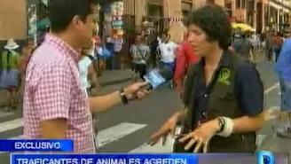 Traficantes de animales agreden a joven que defiende a las mascotas