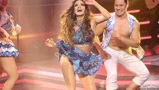 Mayra Goñi impresionó a todo el jurado al bailar festejo en la semifinal