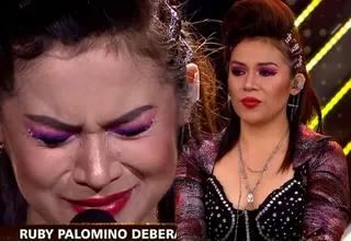 Ruby Palomino lloró tras cantar "Él me mintió" y se salvó de sentencia