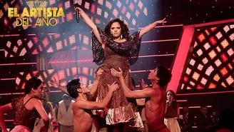 Sandra Muente se salvó de ser eliminada con este show en El Artista Del Año