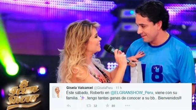 	Gisela Valcárcel y Roberto Martínez tendrán emotivo reencuentro en El gran show. (Foto: El Comercio)