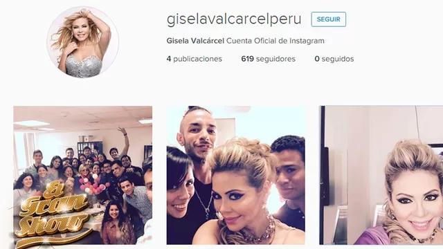 	Gisela Valcárcel más cerca de sus fans con cuenta de Instagram.