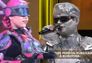 Robotin pidió perdón públicamente a Robotina: “Estoy arrepentido”