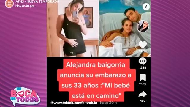 Fake news sobre el supuesto embarazo de Alejandra Baigorria. (Foto: EBDT)