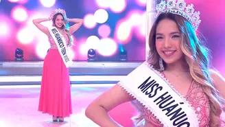 Alondra Huarac sorprende y gana concurso de belleza a sus 16 años.