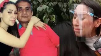 Angie Chávez llora al recordar a su papá: Para mi hija también era su padre.