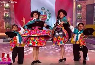 Bicentenario: Tula Rodríguez rindió homenaje a Perú bailando huaylarsh