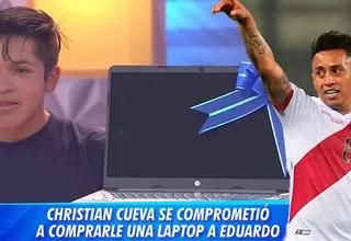 Christian Cueva se lució cumpliendo su promesa con joven víctima de estafa en Huamachuco
