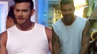 Christian Domínguez se convirtió en Ricky Martin para "El doble perfecto"