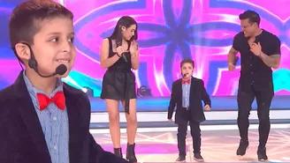Christian Domínguez y sus hijos Camila y Valentino bailaron juntos por primera vez 