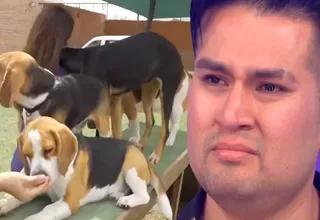 Deyvis Orosco lloró en vivo al ver a sus mascotas tras ser acusado de abandonarlos