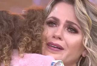 Ducelia Echevarría lloró desconsoladamente con tierna sorpresa de su hija Claire