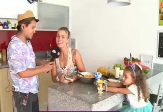Ducelia Echevarría presentó su casa de playa junto a su hija Claire