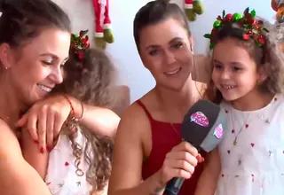 Ducelia Echevarría: su hija Claire la emocionó al cantar en vivo villancico navideño