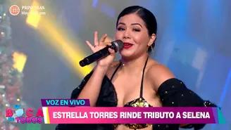 Estrella Torres imitó a Selena Quintanilla y sorprendió con su canto