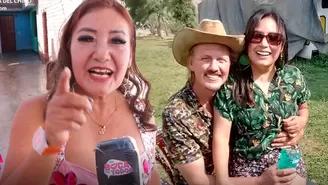Flor de Huaraz al Gringo Karl: "Si me devuelves mi carro, te doy el divorcio"