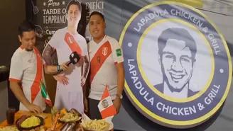 Gianluca Lapadula: hincha inaugura pollería ambientada en el delantero de la selección peruana.