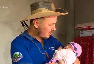 Gringo Karl presenta a su hija recién nacida que tuvo con Milagros Ávila: "Es mi princesita"