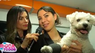 Hija de Fiorella Rodríguez llora al reencontrarse con su mascota.