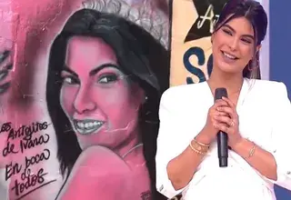 Ivana Yturbe: pintan el rostro de la modelo en el mural del barrio Milán del Callao