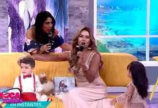 Karla Casós presentó a sus mellizos Mía Karlie y Alessandro