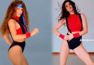 Maju Mantilla imitó sensual baile de Shakira al ritmo de "Girl like me"