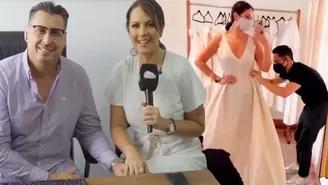 Marina Mora presenta en televisión a su novio Alejandro Valenzuela antes de su boda.