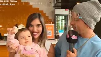 Mario Hart y Korina Rivadeneira presentaron nuevo local de comida saludable junto a su hija Lara