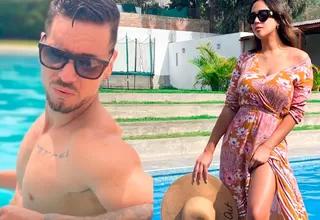¿Melissa Paredes y el bailarín Anthony Aranda disfrutan juntos de un día de piscina?