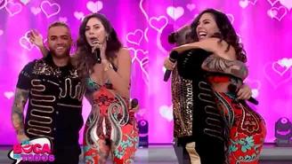 Nacho: Stephanie Valenzuela celebró efusivamente por este logro junto al cantante