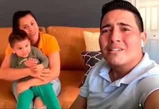 Pedro Loli lloró de emoción por sorpresa de Fiorella Méndez y su hijo