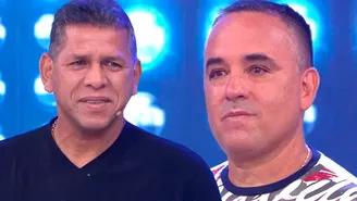 	Roberto Martínez y Puma Carranza lloraron de emoción tras reencontrarse en vivo.
