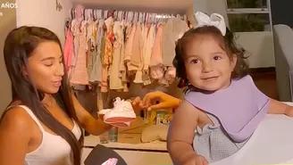 Samahara Lobatón al mostrar el exclusivo clóset de su hija Xianna: Tiene más zapatillas que yo.