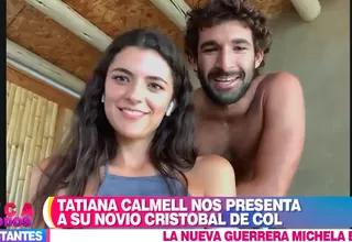 Tatiana Calmell presentó en TV a su pareja Cristóbal de Col