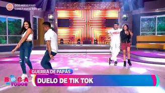 Christian Domínguez y "Tomate" Barraza bailaron con sus hijas para reto de TikTok