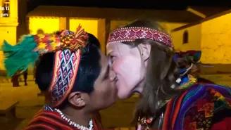 Turista canadiense se enamoró de joven cusqueño y celebró su matrimonio andino