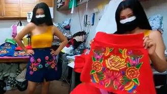 Wendy Sulca presenta su marca de ropa "Princesa Inca", prendas con bordado ayacuchano