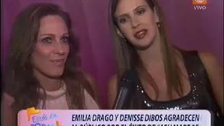 	Asu Mare 2: Emilia Drago y Denisse Dib&oacute;s felices por &eacute;xito del filme.