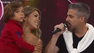 Sheyla Rojas: Pedro Moral le cantó en vivo tema del Dúo Idéntico