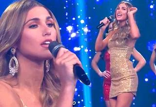 Alessia Rovegno cantó y bailó en vivo romántico tema durante su presentación de Miss Perú en EEG