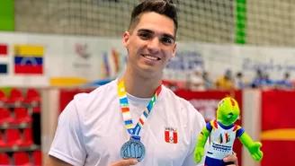 Arian León ganó medalla de plata en gimnasia artística en los Juegos Bolivarianos.