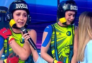 Ducelia Echevarría lloró desconsoladamente por fuerte lesión que no la deja competir: "No me quiero ir"