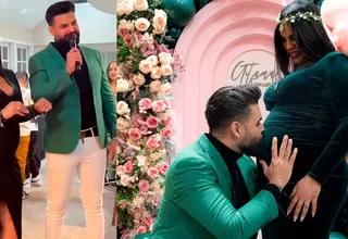 Erick Sabater y su novia Gitana celebraron el baby shower de su hija: "Prometo amarte incondicionalmente"