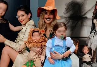 Jazmín Pinedo, Korina Rivadeneira e Ivana Yturbe celebraron Halloween junto a sus hijas con tiernos disfraces