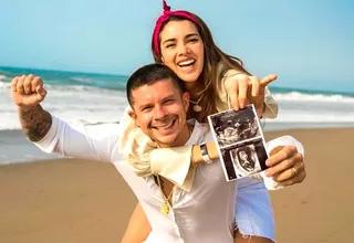 Korina Rivadeneira y Mario Hart mostraron la primera foto de su segundo bebé