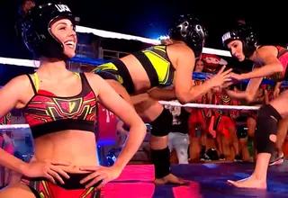 Luciana Fuster derrotó en tiempo récord a nueva integrante de los guerreros en competencia sobre el ring
