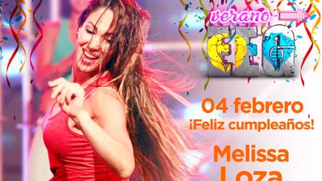 	Melissa Loza celebra su cumpleaños este 4 de febrero